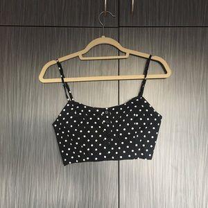 Polka Dot crop top